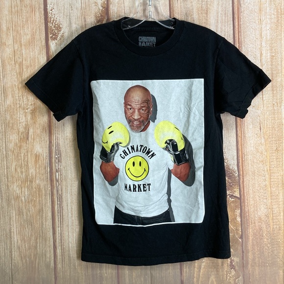 💵ChinaTown Market Mike Tyson Tee Men’s Size Small - Picture 2 of 6